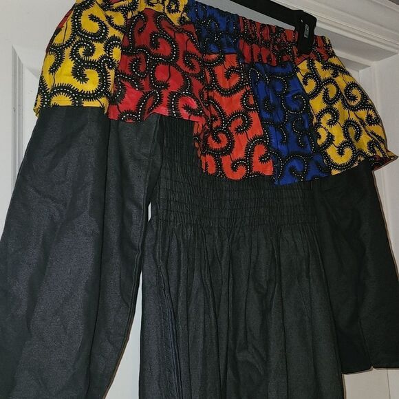 Kente Cloth maxi dress - Picture 5 of 5